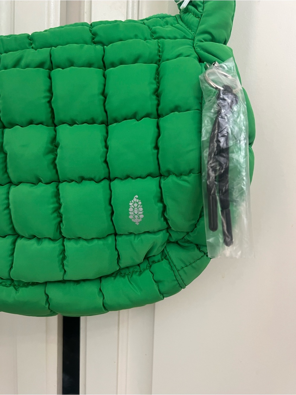 Free People Emerald Quilted Shoulder Bag with Braided Strap - Picture 4 of 6